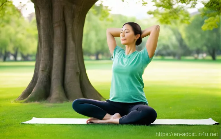 알콜중독 후유증 관리 - **Prompt 1: Serene Moment of Healing and Clarity**
    "A peaceful image of an adult, gender-neutral...