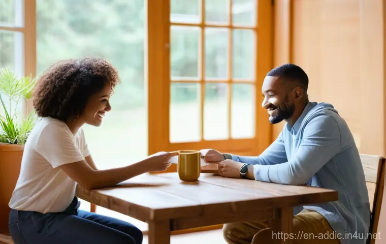 알콜중독 후유증 관리 - **Prompt 1: Serene Moment of Healing and Clarity**
    "A peaceful image of an adult, gender-neutral...